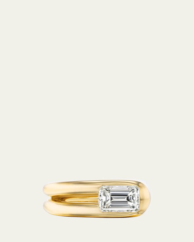 18K Yellow Gold Major Impact Diamond Statement Ring